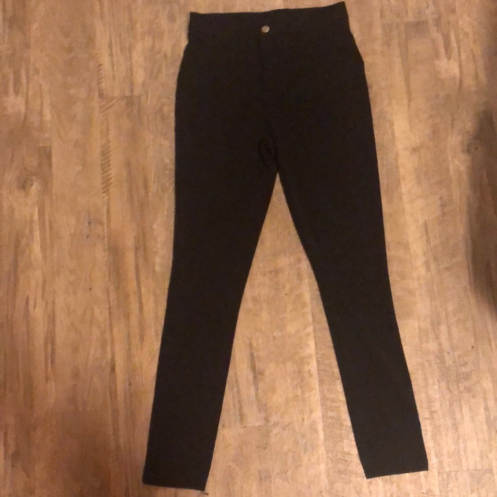 Forever 21 Black High Waisted Skinny Fit Pants